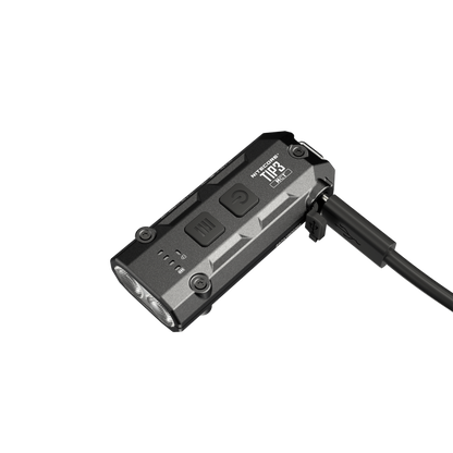 NITECORE TIP3 Black USB-C charging view