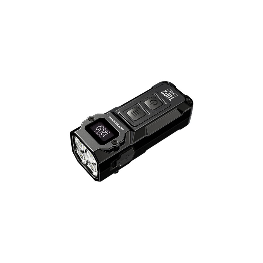 NITECORE TUP2 Classic Black angled view