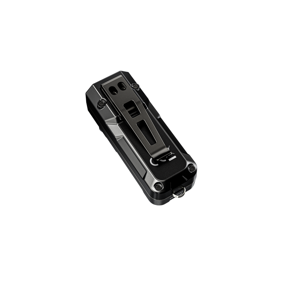 NITECORE TUP2 Classic Black back and pocket clip