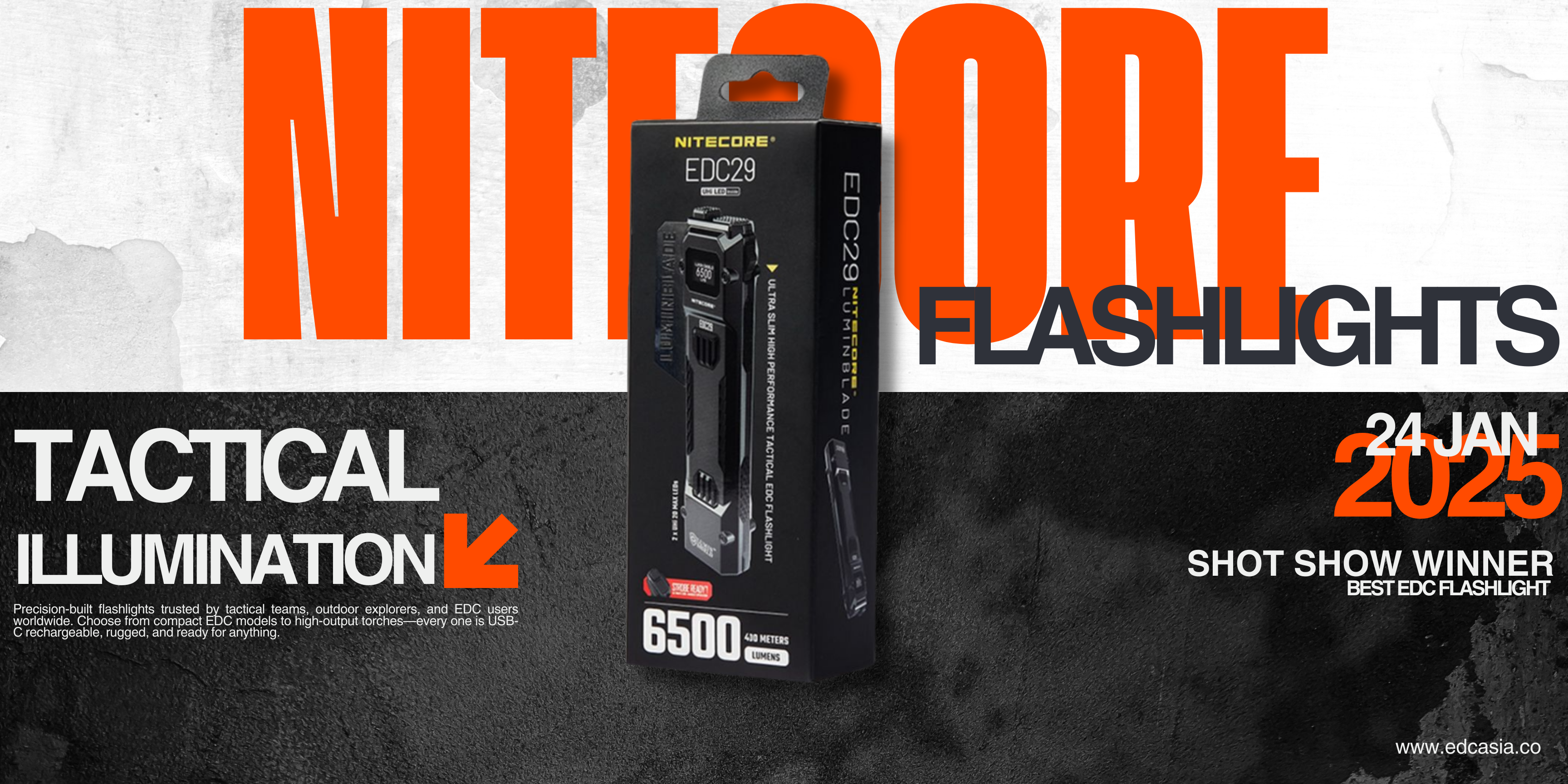 Nitecore flashlights banner